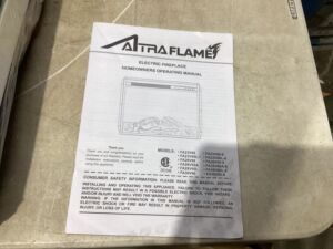 Altra Flame Electric Fireplace Insert 