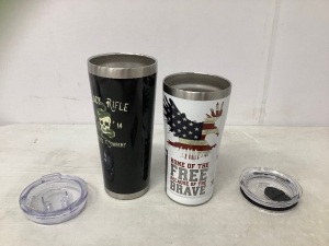 Lot of (2) Tumblers