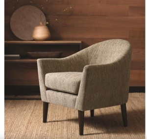 Madison Park Grayson Hardwood Chair In Grey Finish