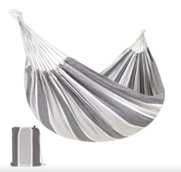 2-Person Brazilian-Style Double Hammock w/ Portable Carrying Bag