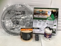 Lot of (5) Outdoorsman Accessories - Net Ring, Bait Butler, JetBoil Stove, Bug Lantern