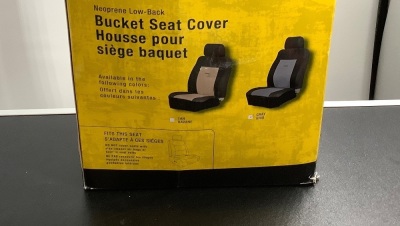 Bucket Seat Cover, Gray, Ecommerce Return