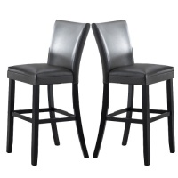 Padma House&nbsp;Set of 2 Black Dining Chairs GBY-1331-BK - Appears New&nbsp;
