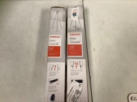 Lot of (2) 52" Aluminum Easels