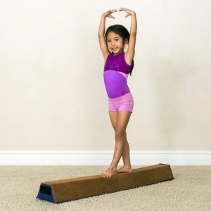 4ft Kids Gymnastics Sectional Floor Balance Beam 