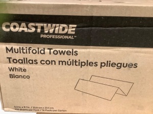 Case of (16) Packs Multifold Towels