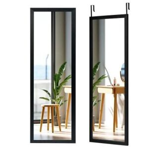 Wood Frame Full-Length Hanging Mirror