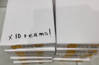 Lot of (10) Reams 8.5"x11" Letter Office Paper