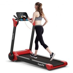 2.25 Hp Electric Motorized Folding Running Treadmill Machine With Led Display