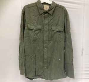 Mens Button-Down Shirt, Size L