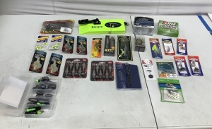 Lot of (26) Fishing Lures & Supplies