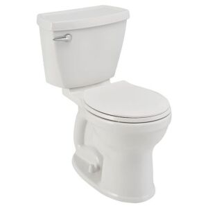 American Standard Champion White Round Chair Height 2-piece Toilet 12-in Rough-In Size (Ada Compliant)