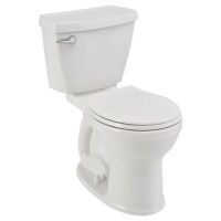 American Standard&nbsp;Champion White Round Chair Height 2-piece Toilet 12-in Rough-In Size (Ada Compliant)