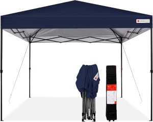 One-Person Setup Instant Pop Up Canopy w/ Wheeled Bag - 10x10ft