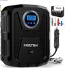 FORTEM Tire Inflator&nbsp;Portable Air&nbsp;Compressor 150 PSI,&nbsp;Bike Pump, 12VElectric Air Pump for&nbsp;Car Tires and Bicycles&nbsp;w/LED Light, Digital&nbsp;Tire Pressure Gauge&nbsp;W/Auto Pump/Shut&nbsp;Off, Carrying Case&nbsp;(Black), Like New, Retail - $29.99