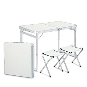 4" Portable Plasic Dining Table Set