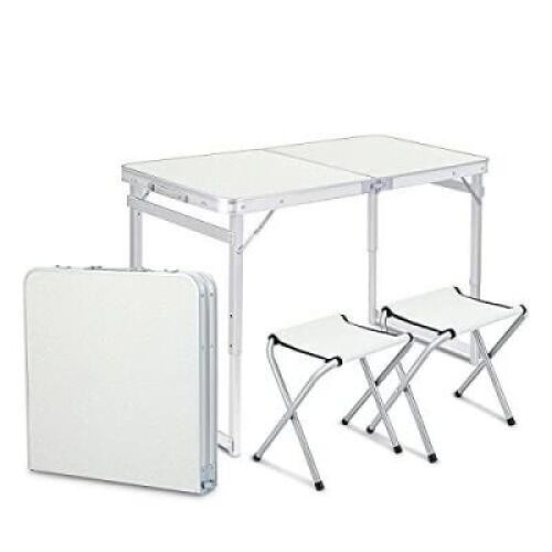 4" Portable Plasic Dining Table Set