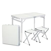 4" Portable Plasic Dining Table Set