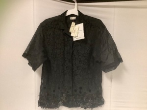 Ladies Designer Blouse w/ Tags, Size S - Authenticity Unknown