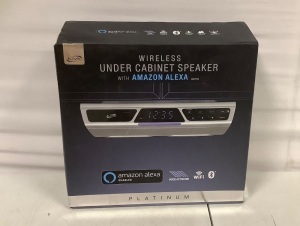 Wireless Under Cabinet Speaker w/ Amazon Alexa