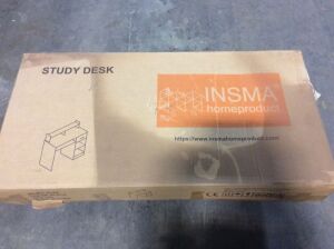 Insma Black Study Desk 