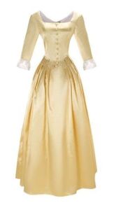 Women's Colonial Lady Corset Plus Size Costume - Large, Gold
