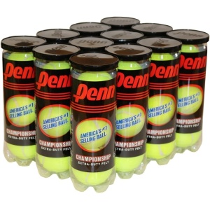 Lot of (2) Penn Championship Extra Duty Tennis Balls 12 Cans, 36 Balls - Appear New  