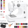 6V Portable Foot Pedal Sewing Machine w/ 12 Stitch Patterns, Appears New