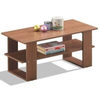 Coffee Table Living Room Furniture With Storage Shelf