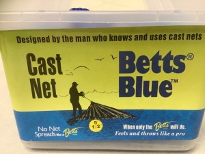 Betts Blue, Cast Net, 5' x 1/2"