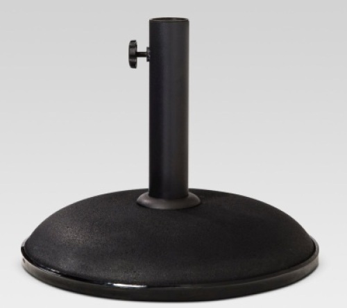 Concrete Umbrella Base Black - Threshold, Like New, Retail - $45