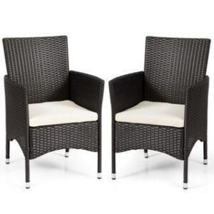 Set of (2) Patio Dining Chairs