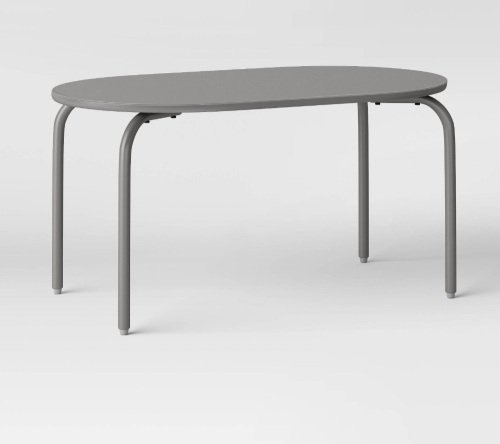 Metal Patio Coffee Table - Gray - Room Essentials, Like New, retail - $90