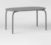 Metal Patio Coffee Table - Gray - Room Essentials, Like New, retail - $90