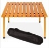 Foldable Indoor&nbsp;Outdoor Wooden Table&nbsp;w/ Carrying Case -&nbsp;28x28in, Like New, Retail - $59.99