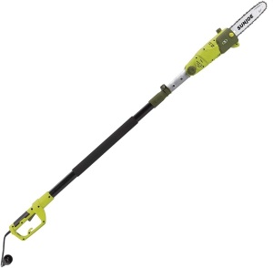 Sun Joe SWJ803E 10 inch 8.0 Amp Electric Multi-Angle Pole Chain Saw, Green - Appears New 