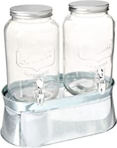 Set of (2) Glass Drink Dispensers - The Pioneer Woman