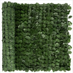 Lot of (2) Outdoor Faux Ivy Privacy Screen Fence, 94"x34", Appears New
