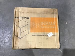 Insma Home White Night Stand 