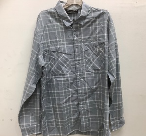 Mens Button Down Heatgear Shirt, Size XL