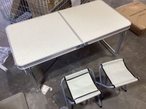 Aluminum Folding Table and Chair Set