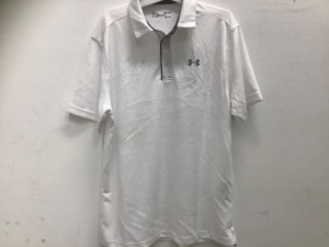 Under Armour, Men's Medium, Short Sleeve Shirt w/ Heatgear, Has A Few Small Stains