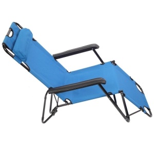 Folding Recliner Zero Gravity Lounge Chair Outdoor Patio Pool Beach Lawn