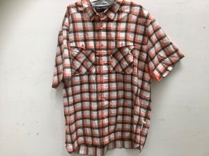 Under Armour, Men's X-Large, Short Sleeve Plaid Shirt w/ Heatgear