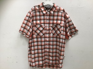 Under Armour, Men's Large, Short Sleeve Plaid Shirt w/ Heatgear