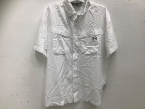 Under Armour, Men's L, Short Sleeve Button Up Shirt w/ Heatgear, Security Tag Attached