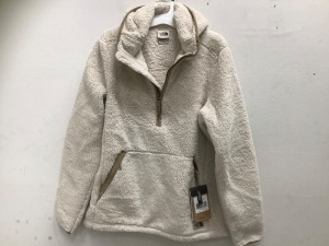 Womens Sherpa Hooded Sweatshirt, Size L