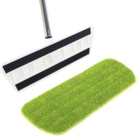 Lot of (5)&nbsp;Kitchen + Home Professional Microfiber Floor Mop with 17" Washable Pad - Appear New