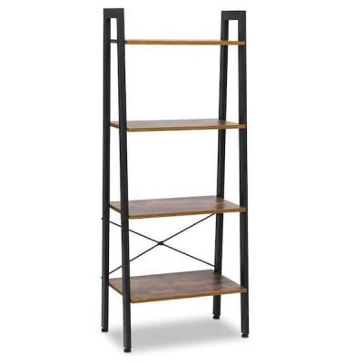 4-Tier Wooden/Metal Shelf