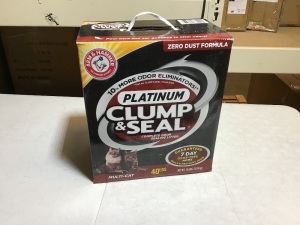 Arm & Hammer Platinum Clump & Seal Multi Cat Litter, 40 Lb - New